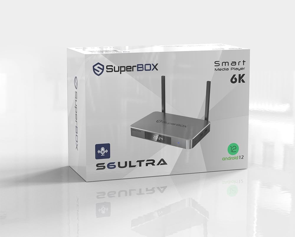 SuperBox S6 Ultra 4GBRAM 128GB Storage