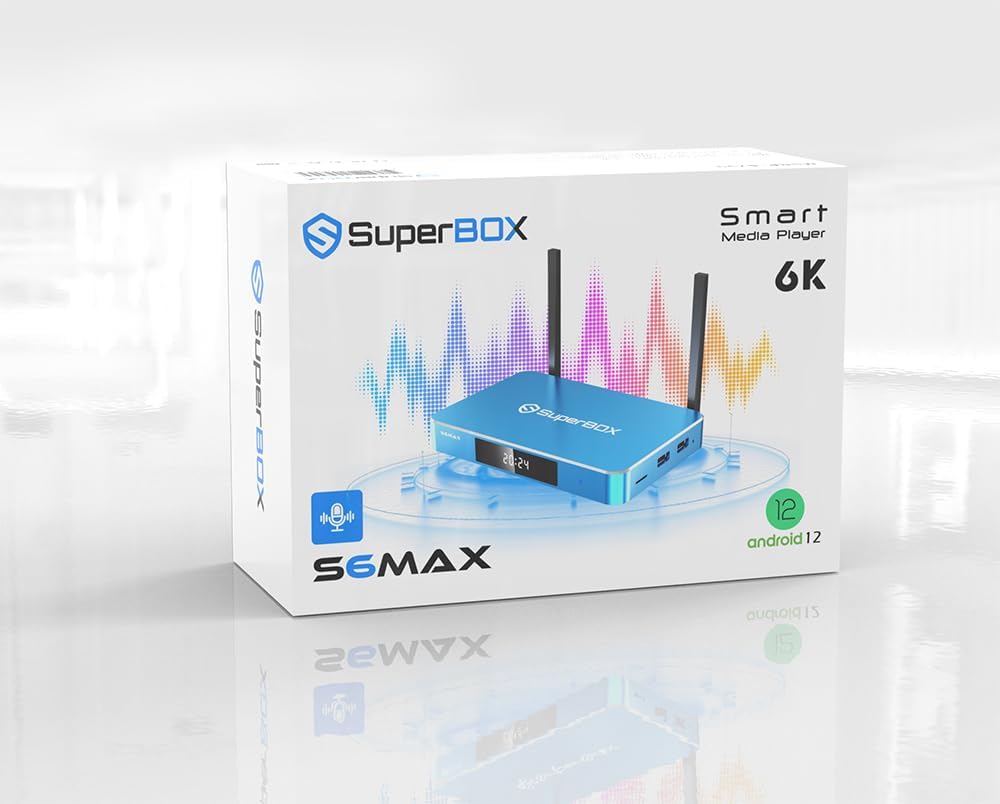SuperBox S6 Max 4GBRAM 64GB Storage