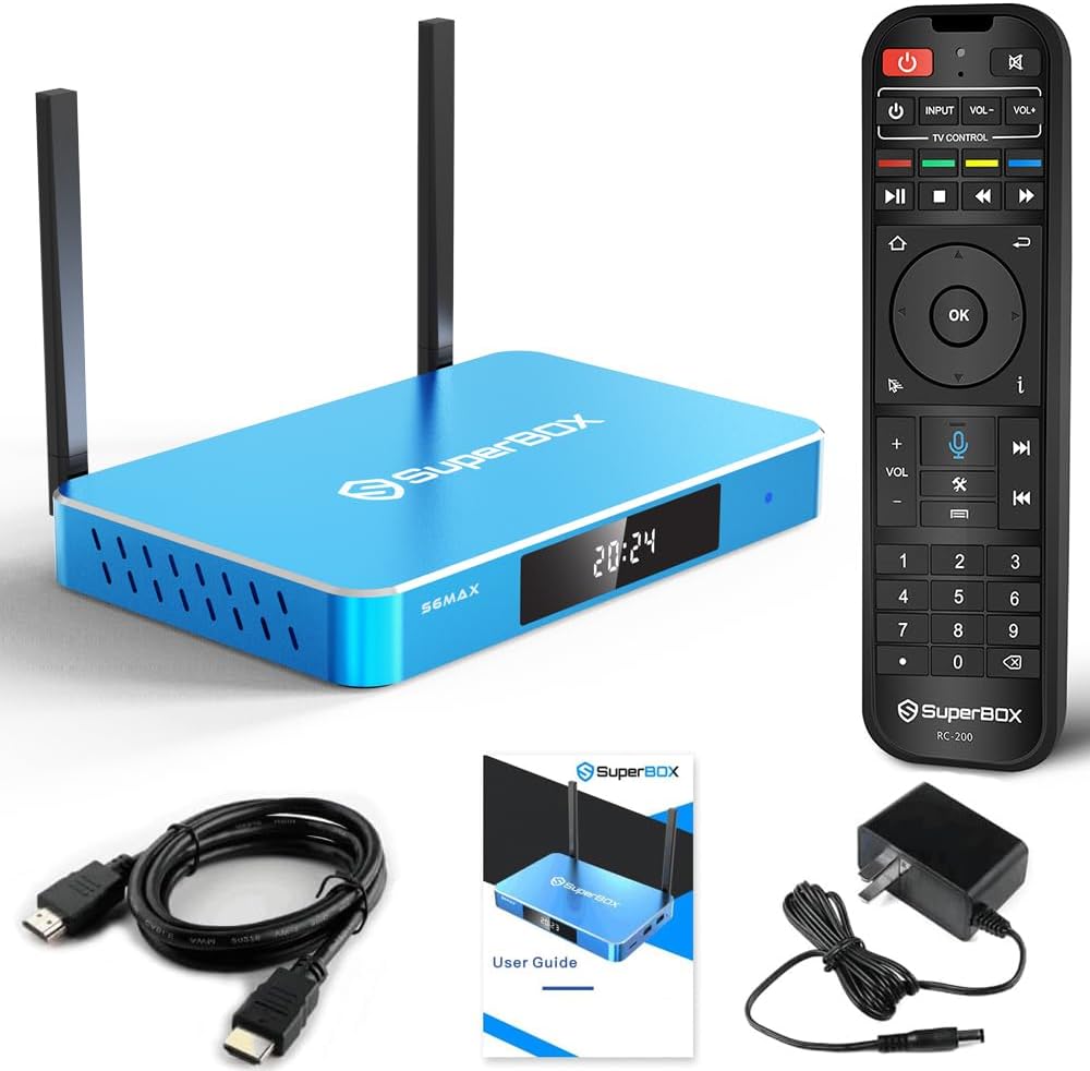 SuperBox S6 Max 4GBRAM 64GB Storage