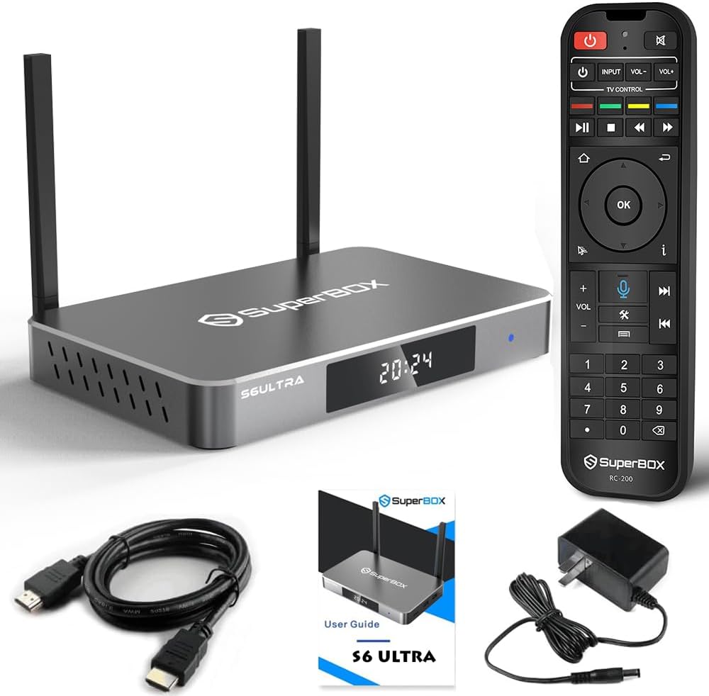 SuperBox S6 Ultra 4GBRAM 128GB Storage