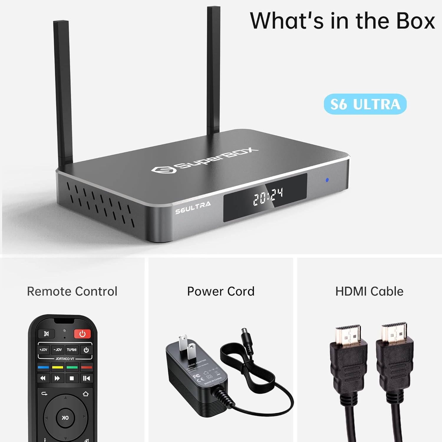 SuperBox S6 Ultra 4GBRAM 128GB Storage