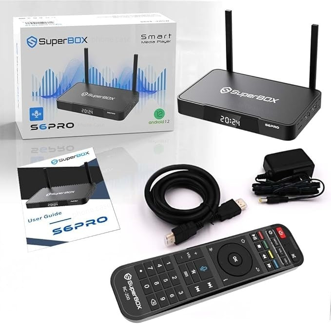 (MRBIGCHILL EXCLUSIVE DEAL) 2025 upgrade Super box S6, live streaming family device